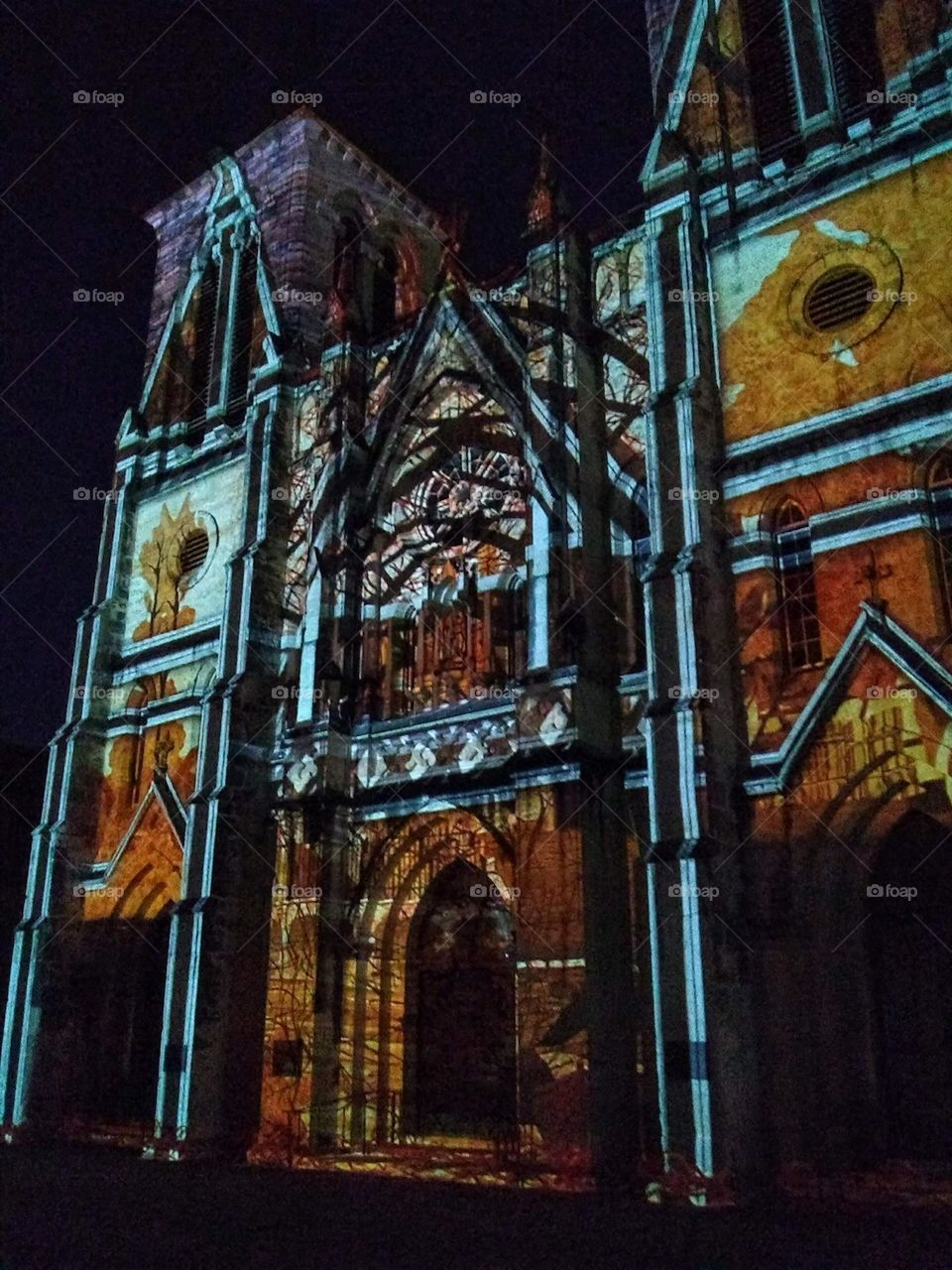 Stained glass projections