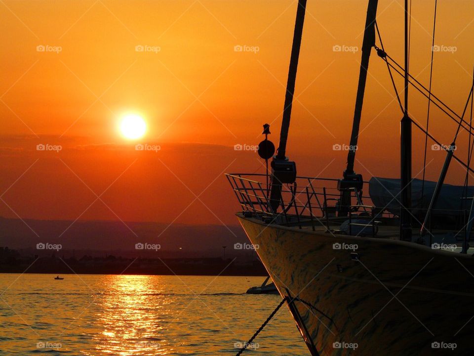 Sunset in Sicily