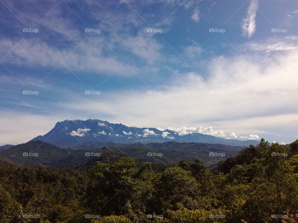 majestic mount Kinabalu