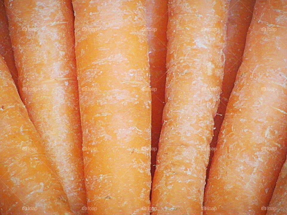 Closeup of carrots 