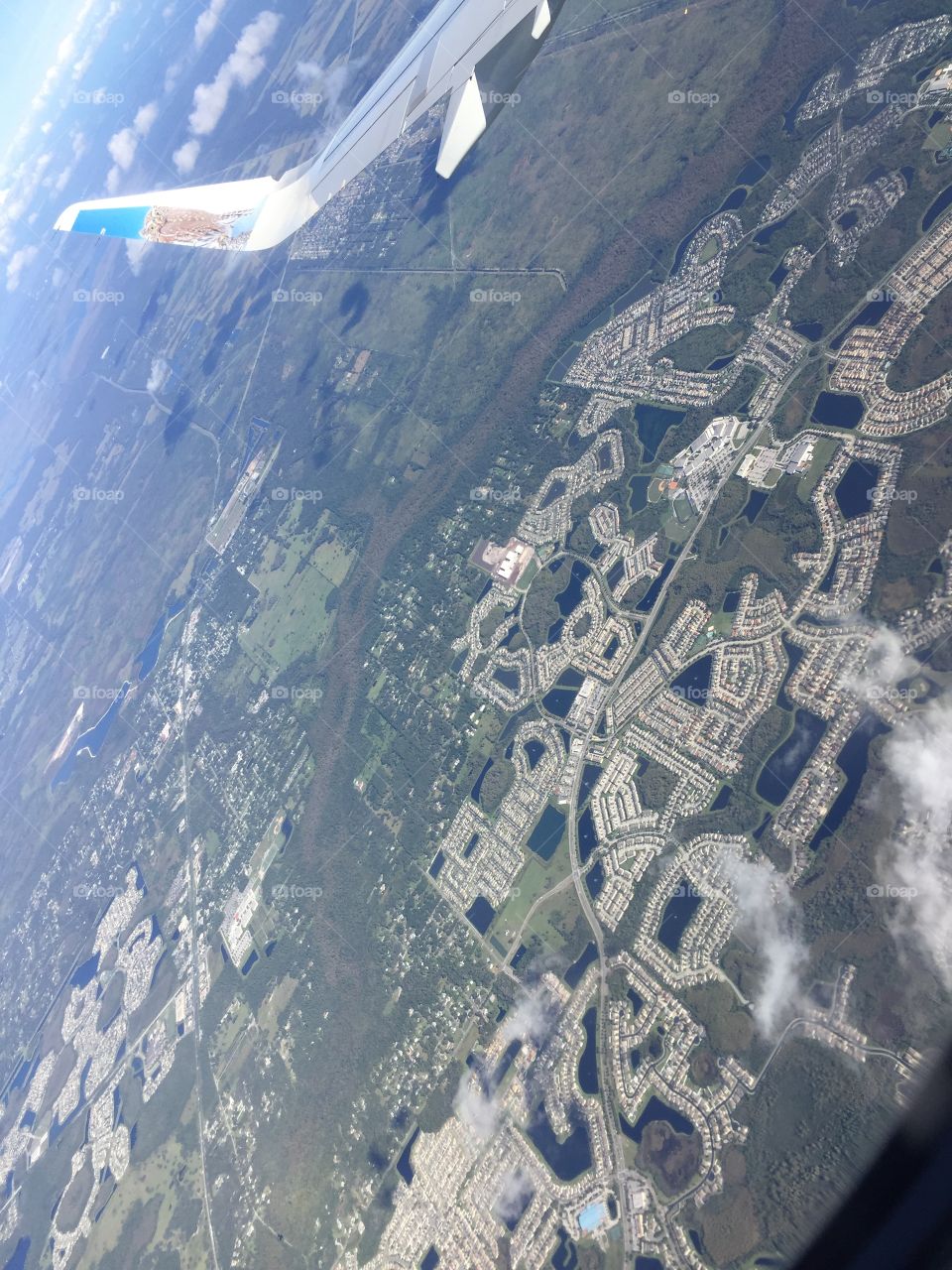 From the air