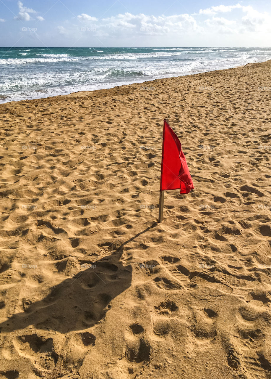 The moods of weather - red flag warning means rough seas, which means no swimming today, even with the sunshine.  That makes me sad...