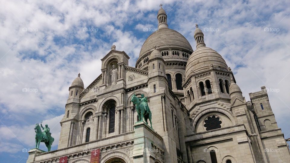 Paris, Sacre Coeur church