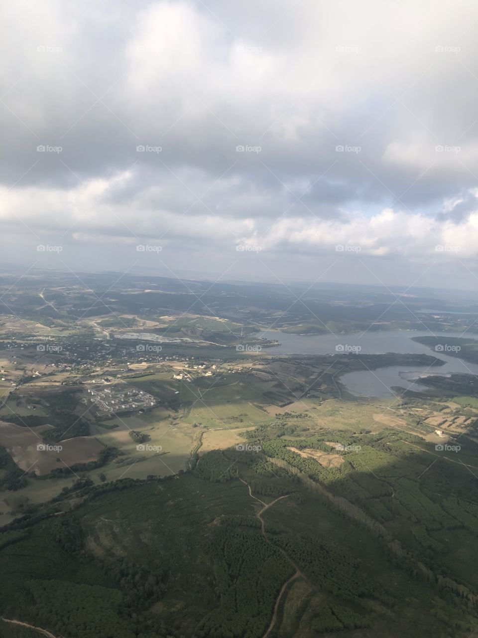 Looking down from above, everything seems small