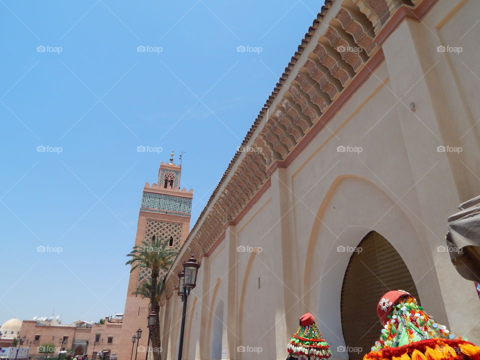 Marrakech Morocco in the summer 