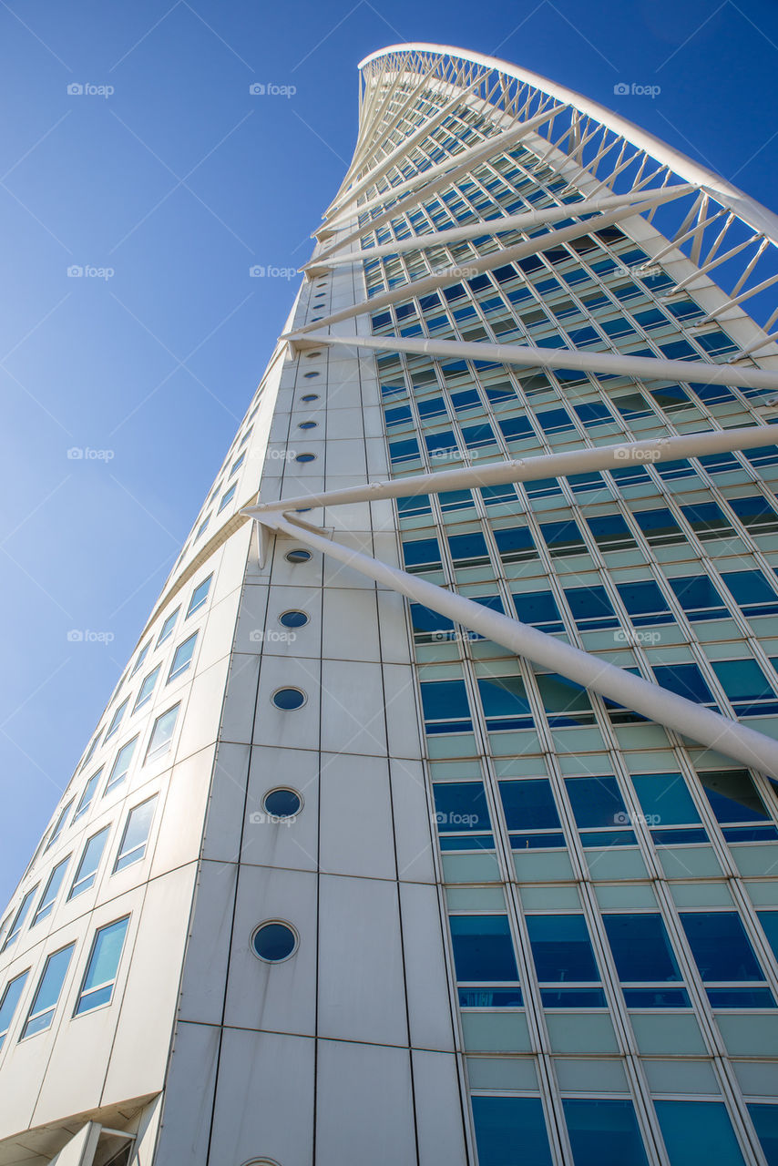 Facade of Turning Tower, Malmo