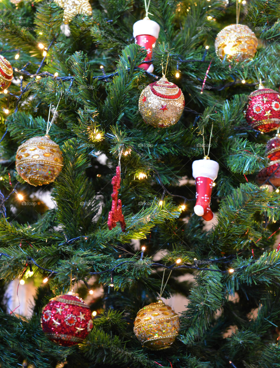 Christmas tree background.