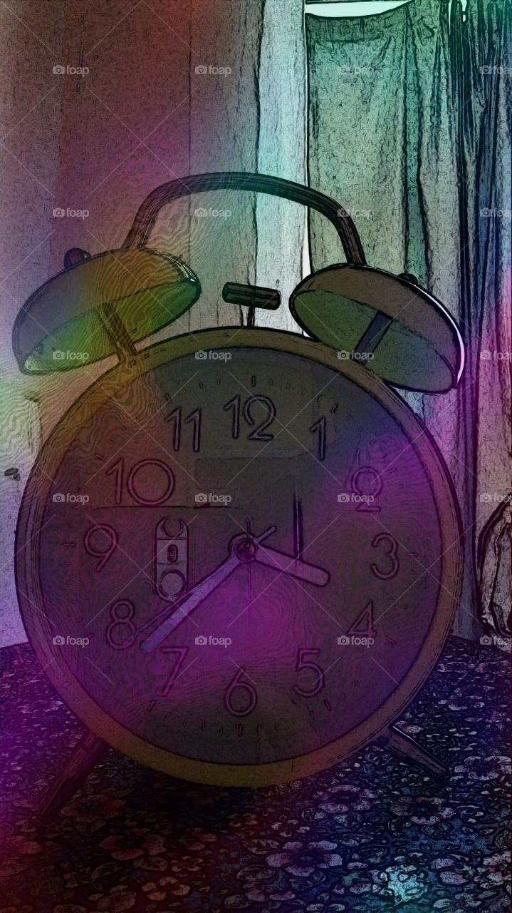 Time, Clock, Art, No Person, Retro