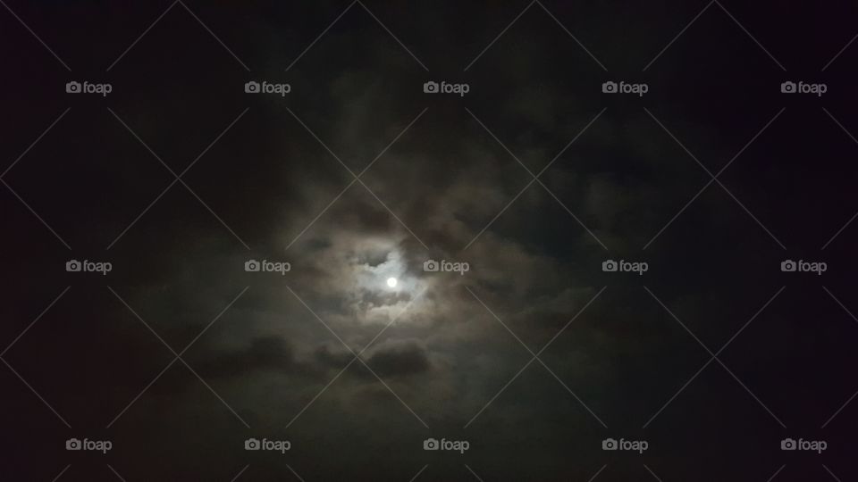 cloudy night