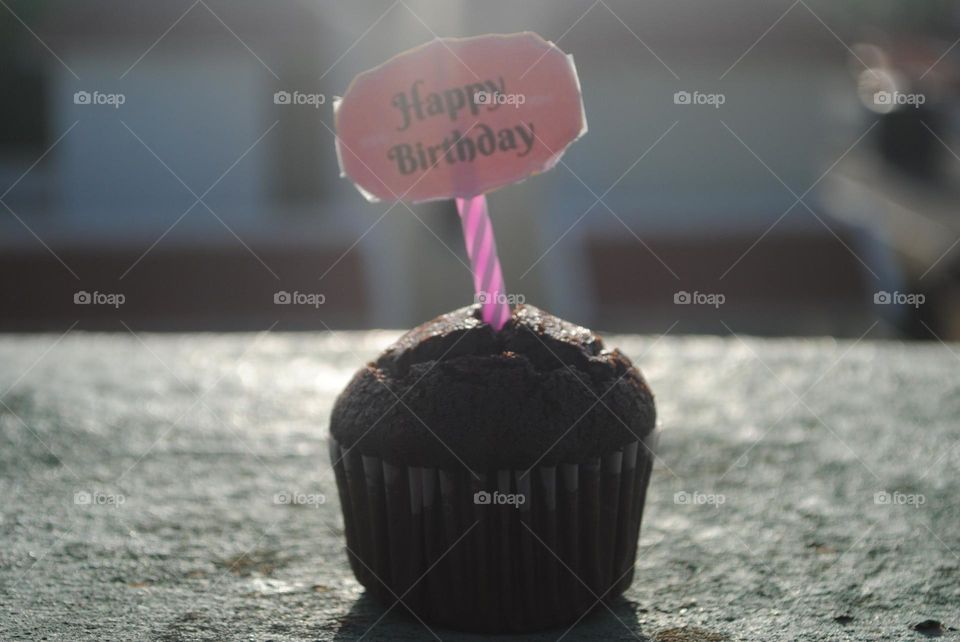 Cute Birthday cupcake 🧁