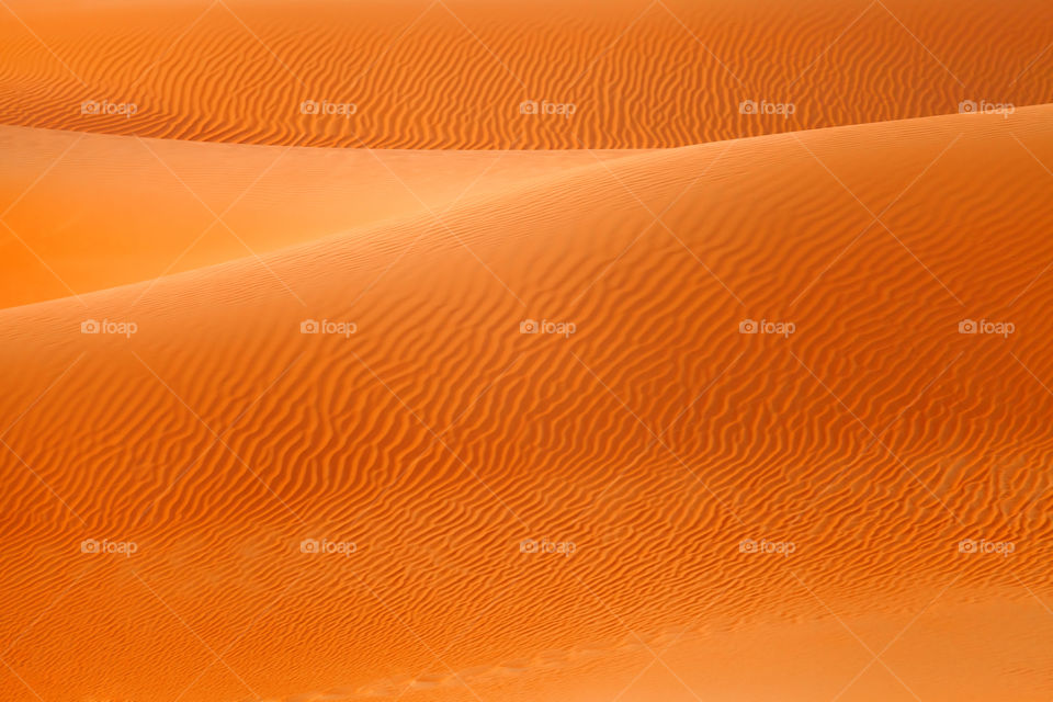 Abstract sand pattern in the desert