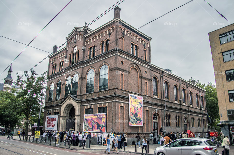 Paradiso Building At Amsterdam The Netherlands 2018. Summer Forever Festival
