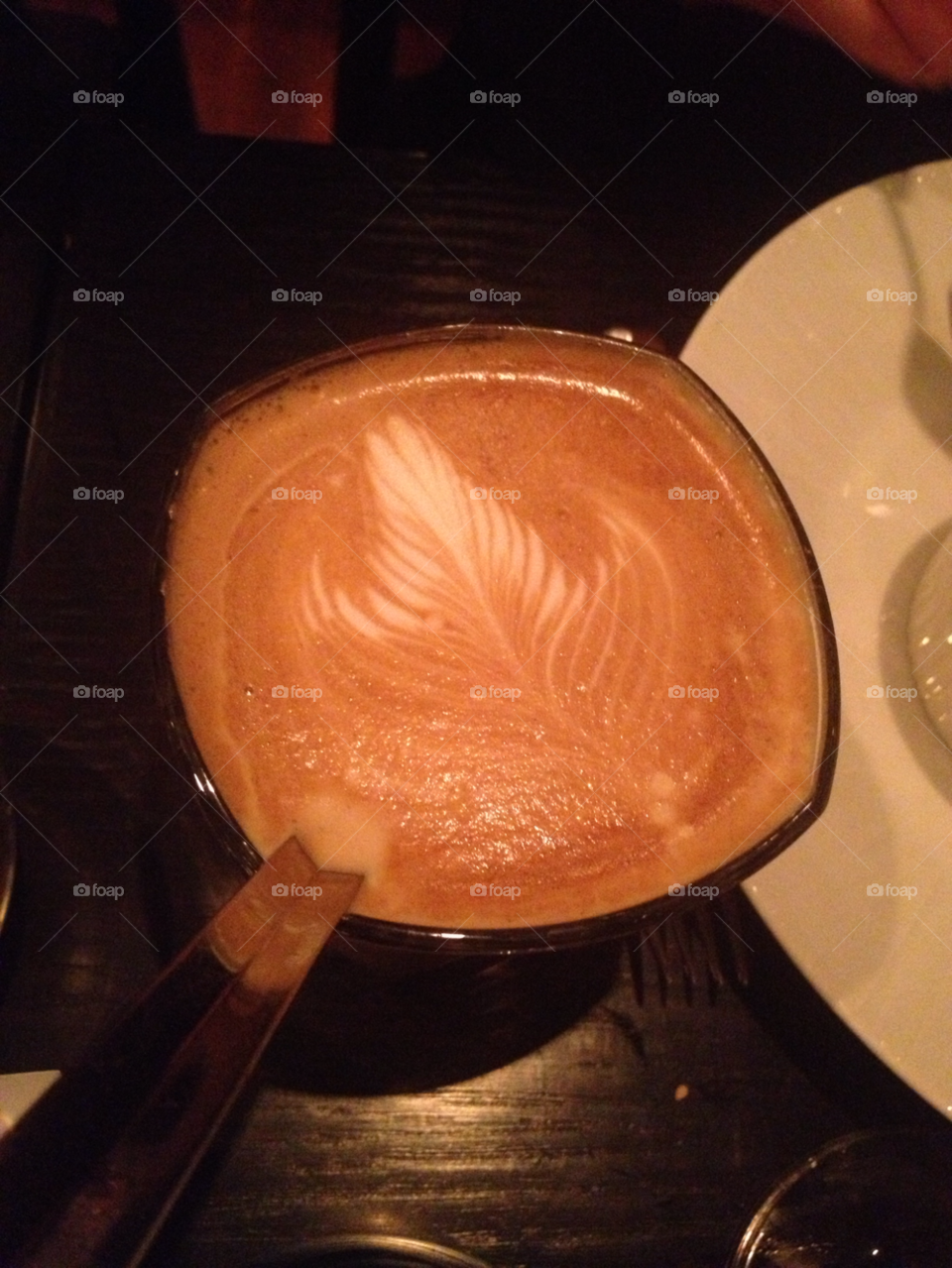 coffe leaf brown milk by belzebub