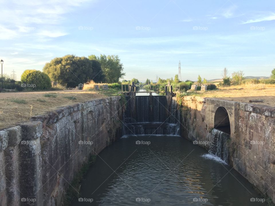 River waterfall