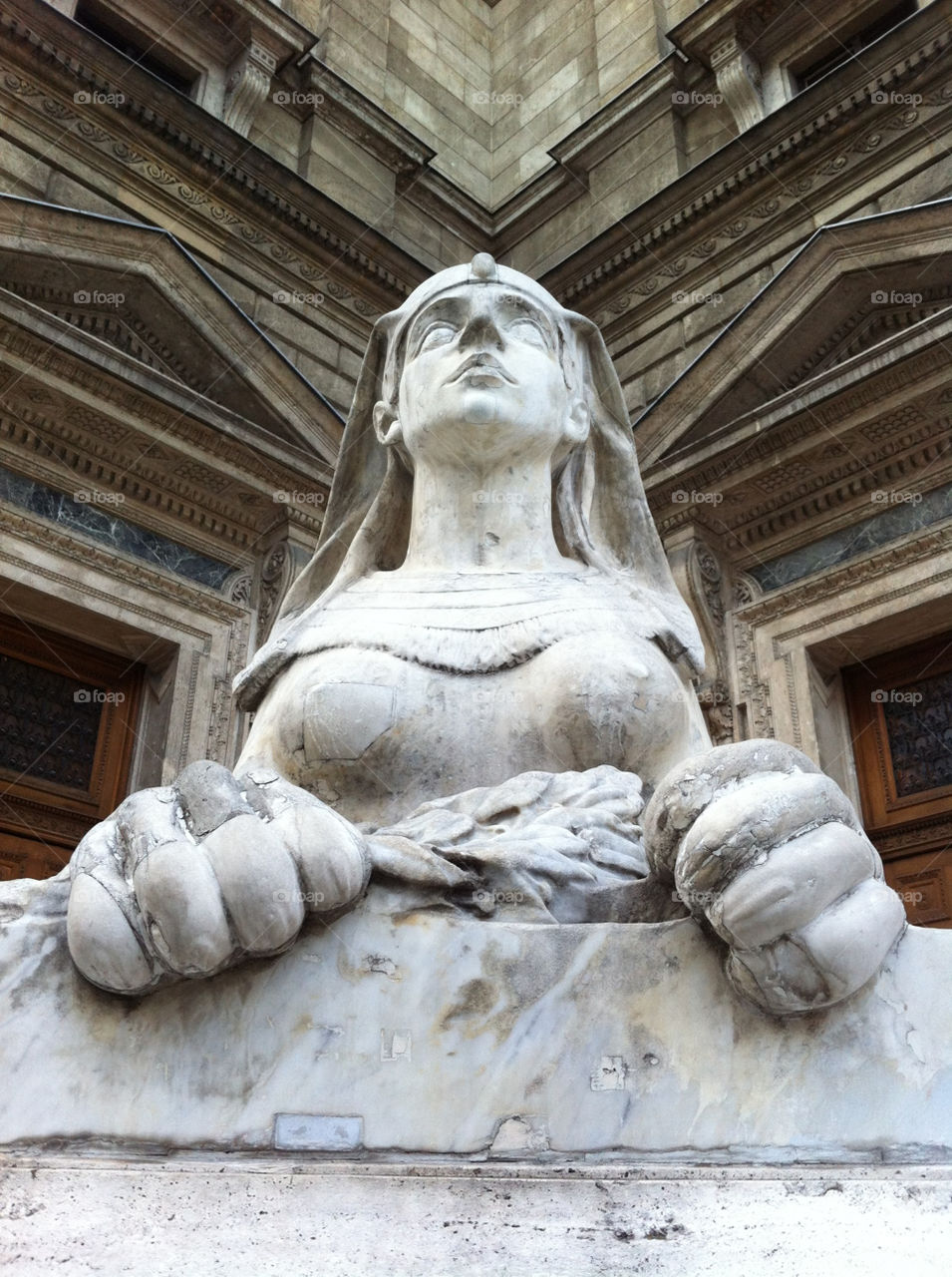 statue urban budapest architect by ndia