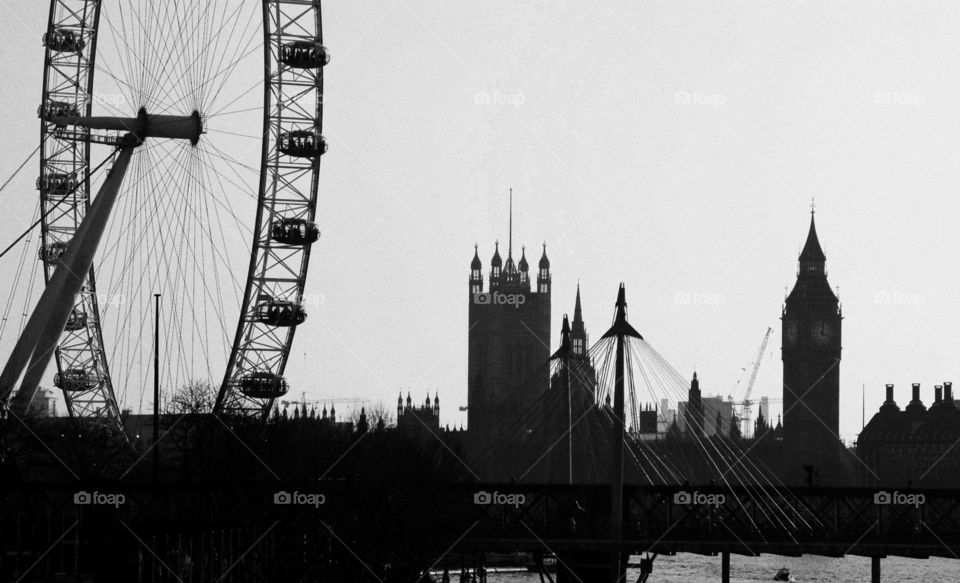 London. London eye