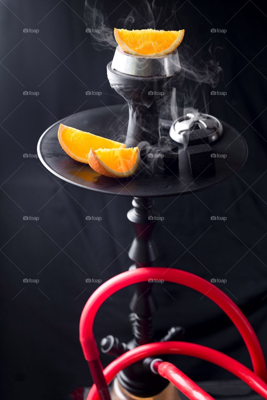 Hookan with orange