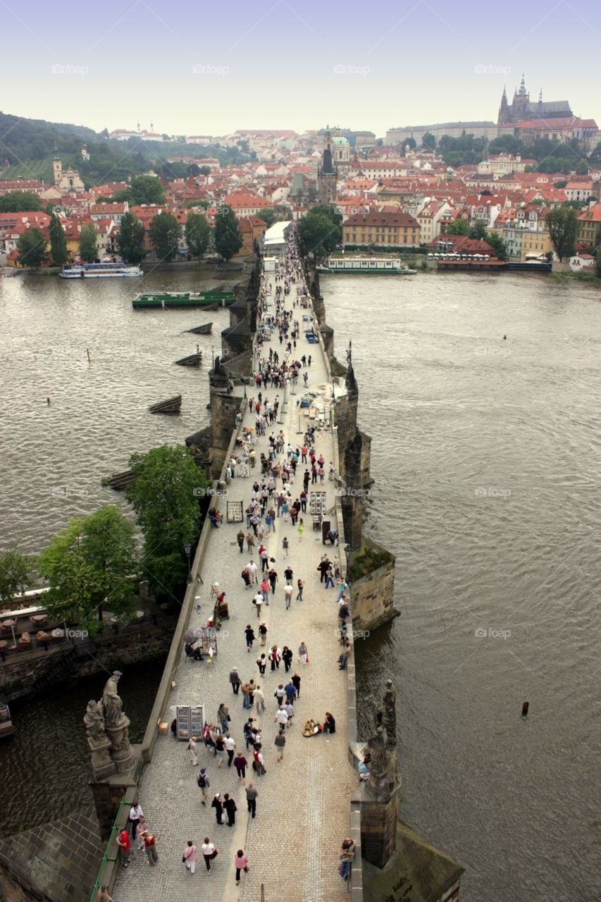 Karl's bridge from above