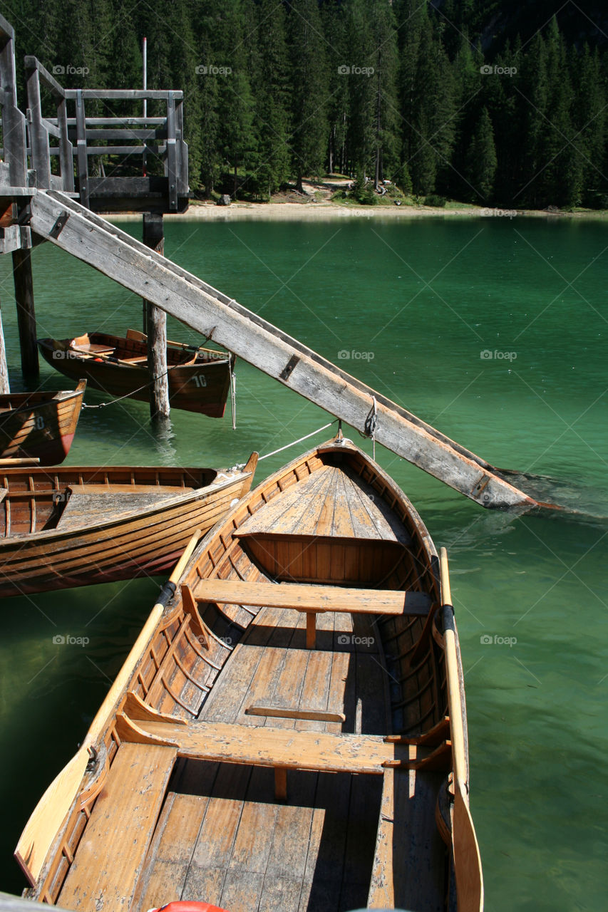 Boats on the lake