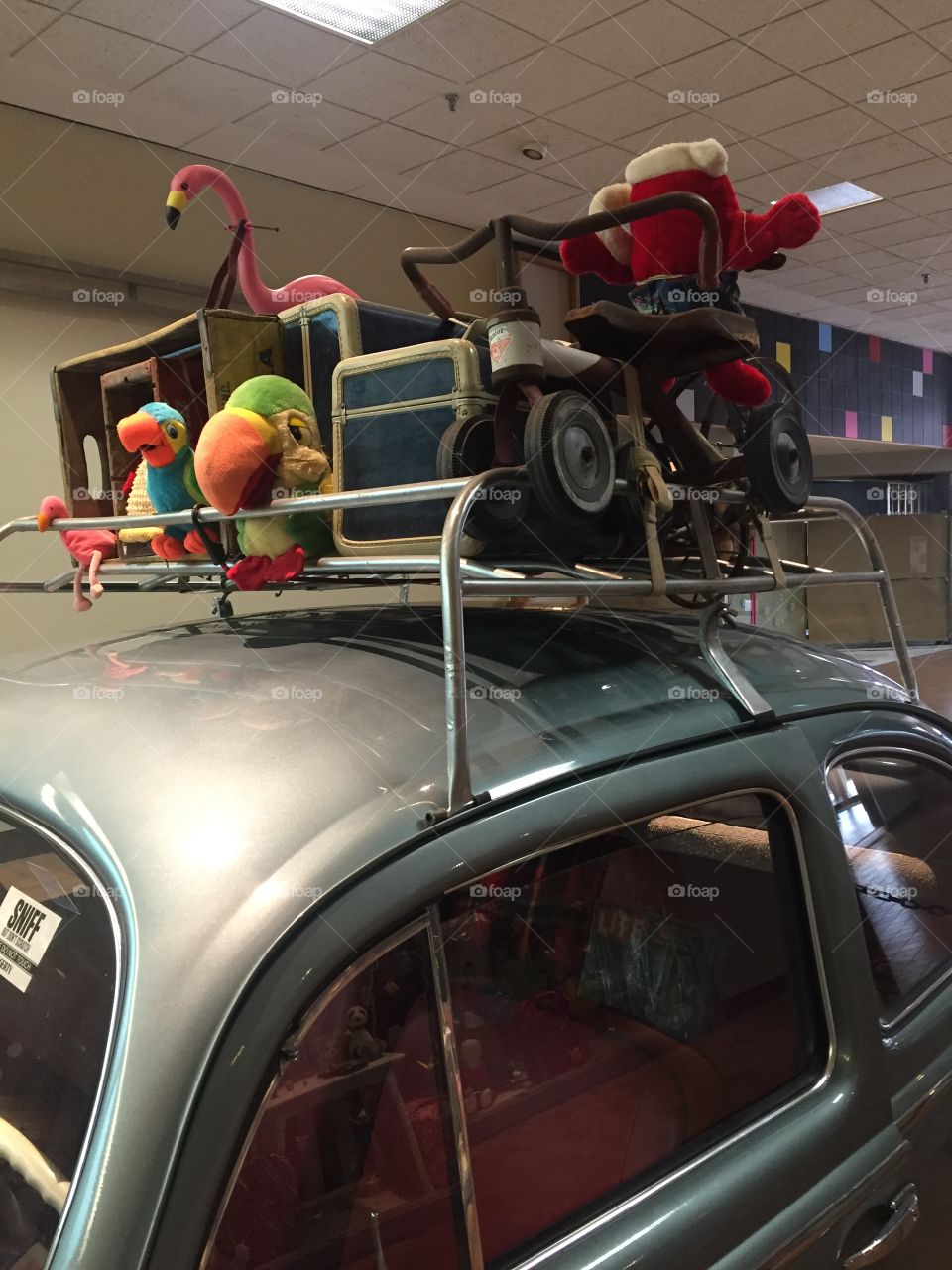 Vintage VWBug Toy Rack