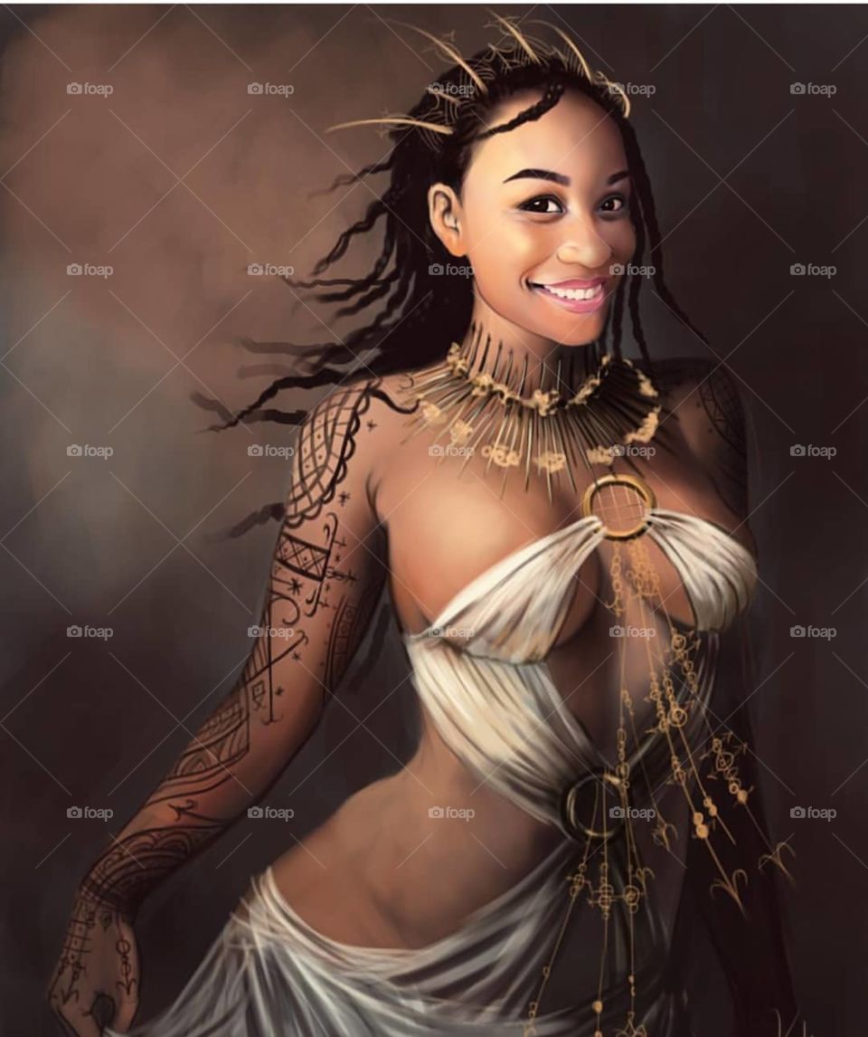 beautiful African goddess