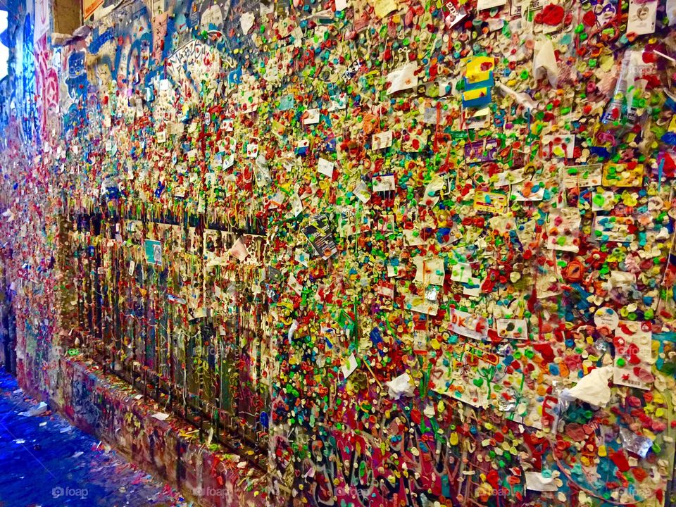 Wall of Gum. Gum, lots of Gum