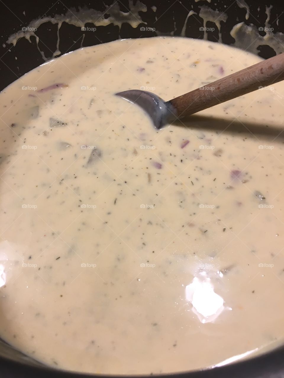 Ham and cheese chowder