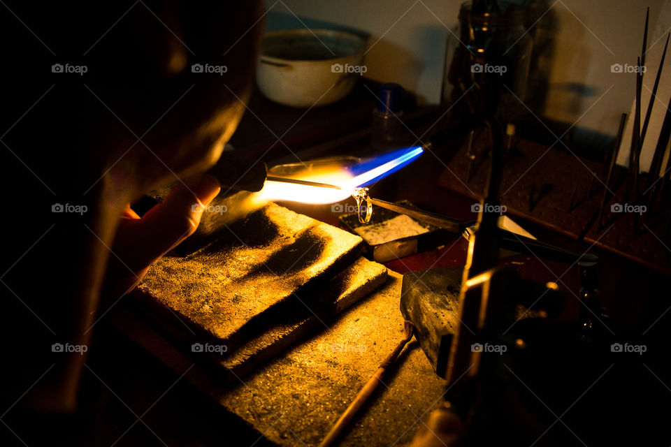 Shaping and forming metal and rings is an artistic hobby and require skill and patience