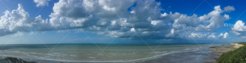 Beach and cliff