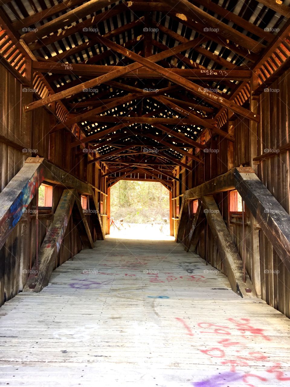 Light at the End.... Covered Bridge