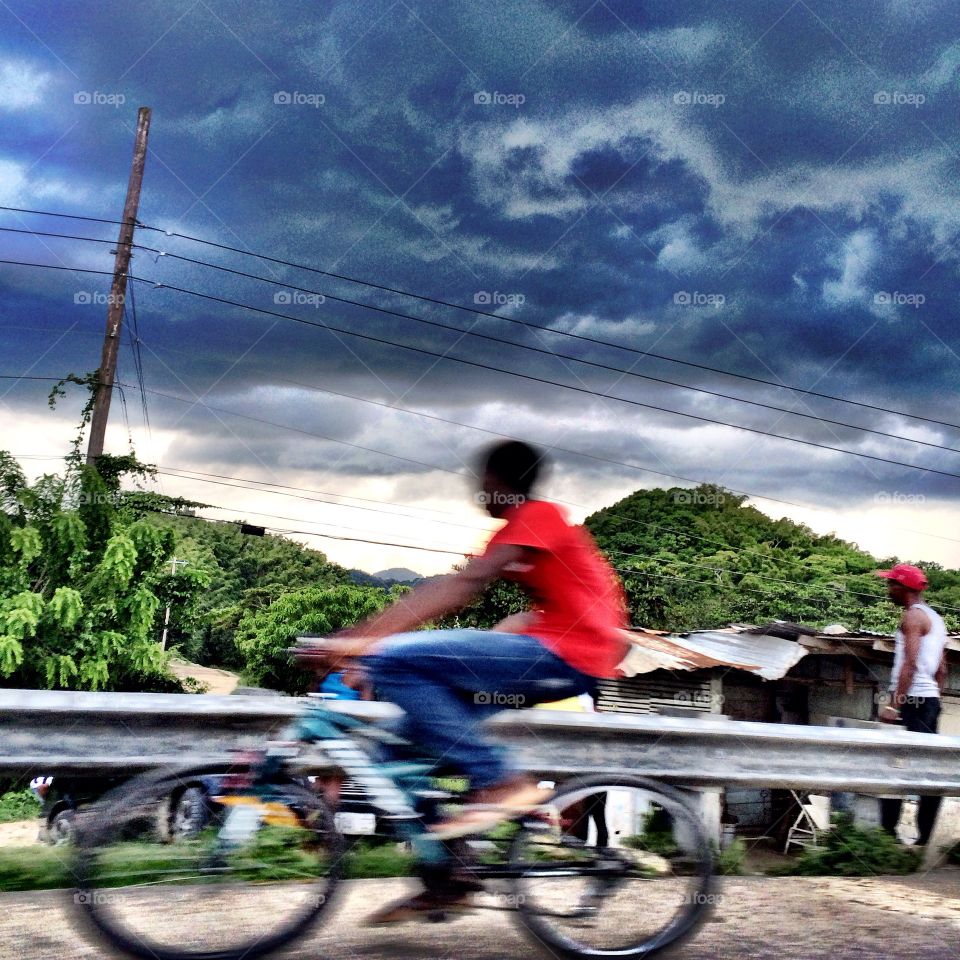 Bicycle ride in Jamaica 