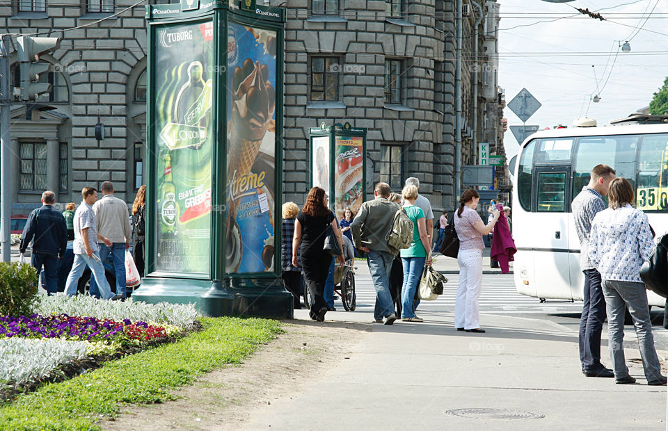 Street in the city 