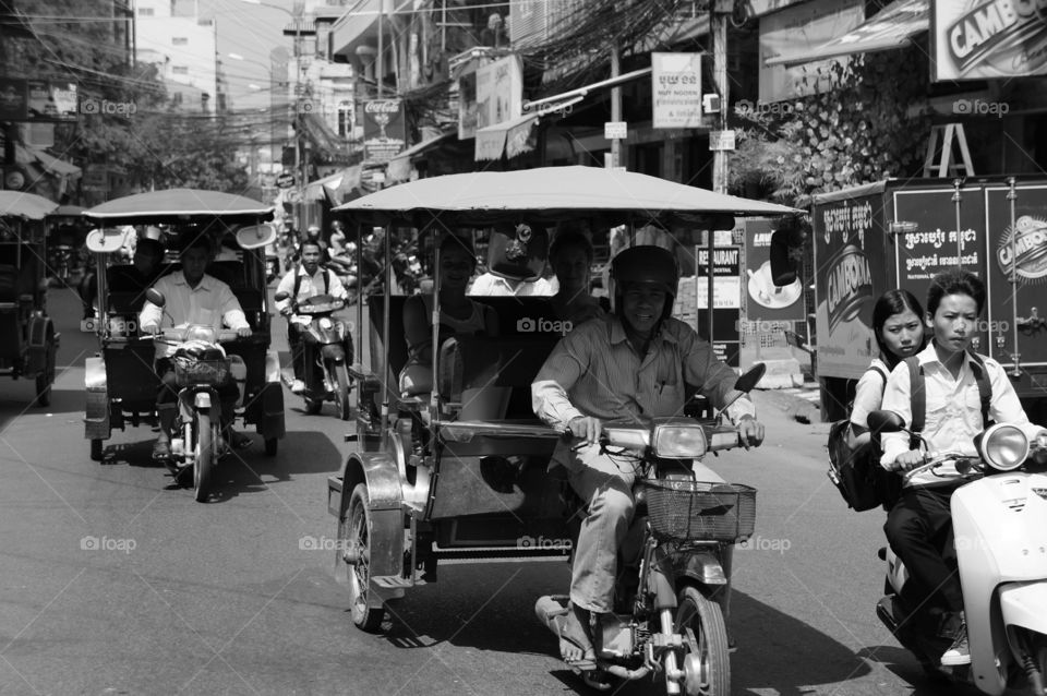 Everyday Life. Phnom Penh Cambodia