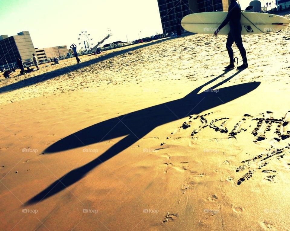 Surfer's Shadow