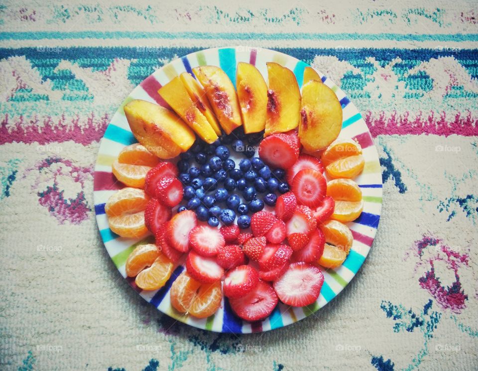 my delicious fruit dish..