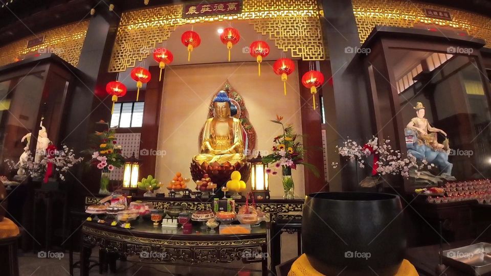 Temple Buddha Statue