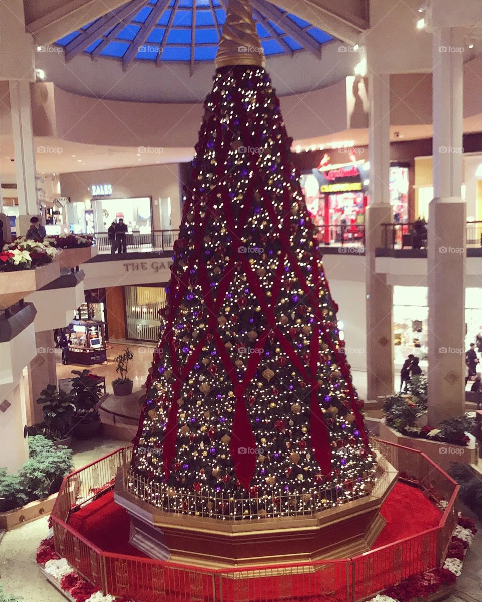 Christmas tree at the St. Louis Galleria
