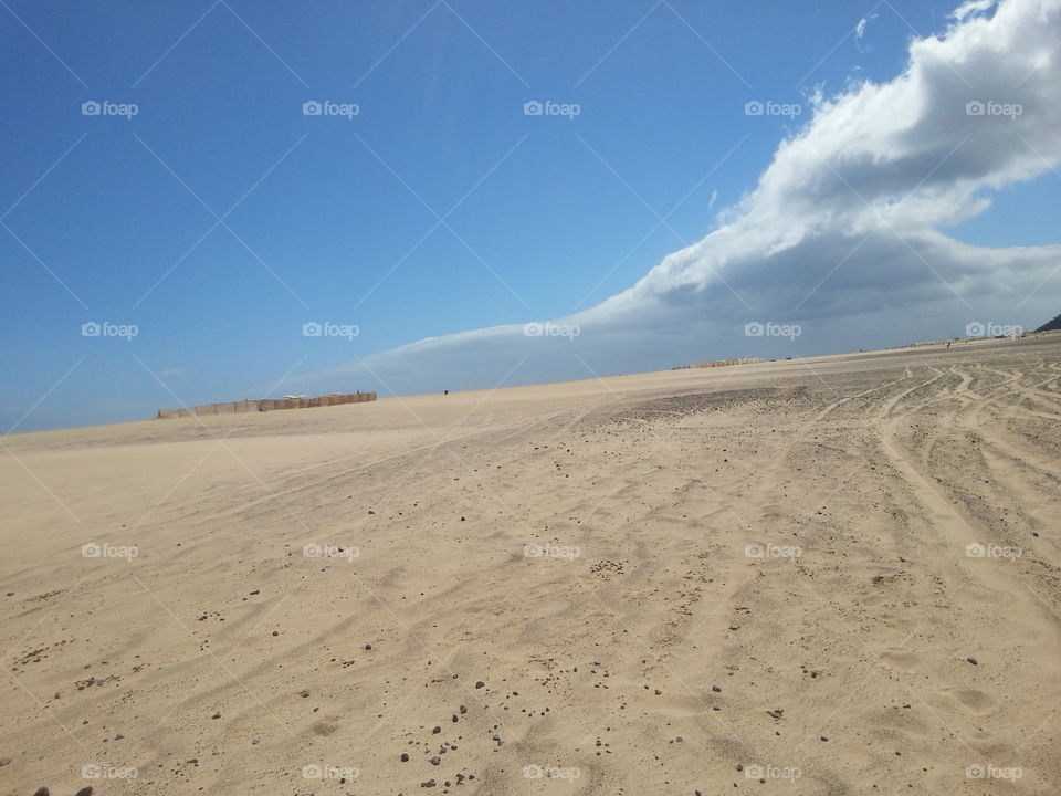 morro jable beach. fuerteventura