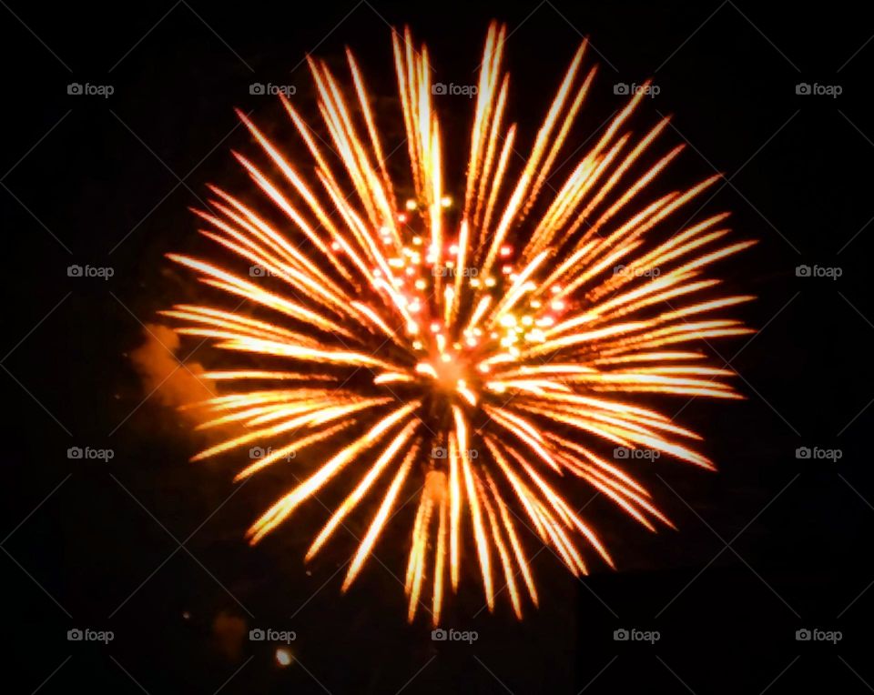 Fireworks at a local Native American reservation with a spectacular grand finale dispay.