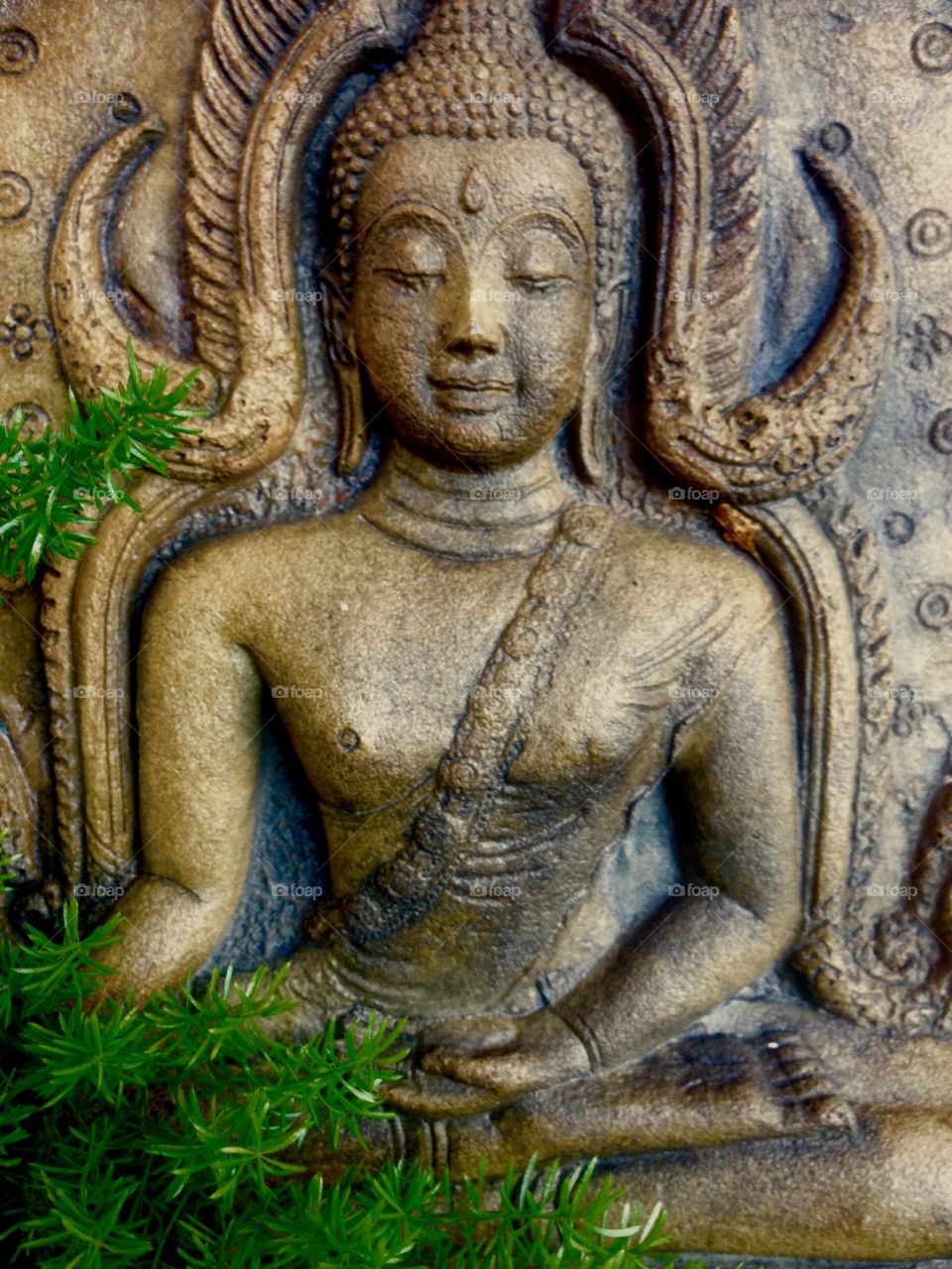 Wall Buddha. 