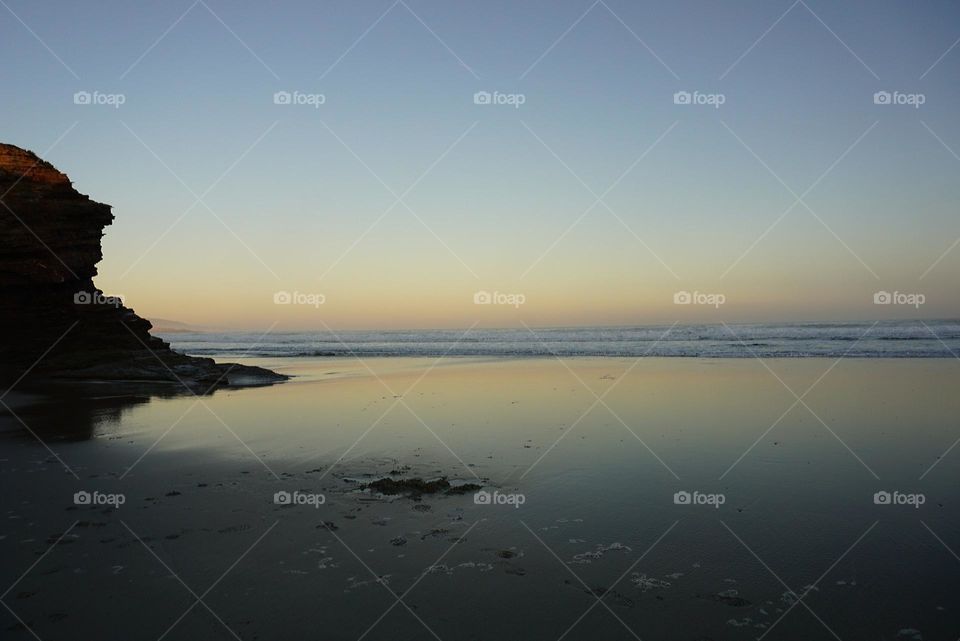 Beach#sunrise#reflect