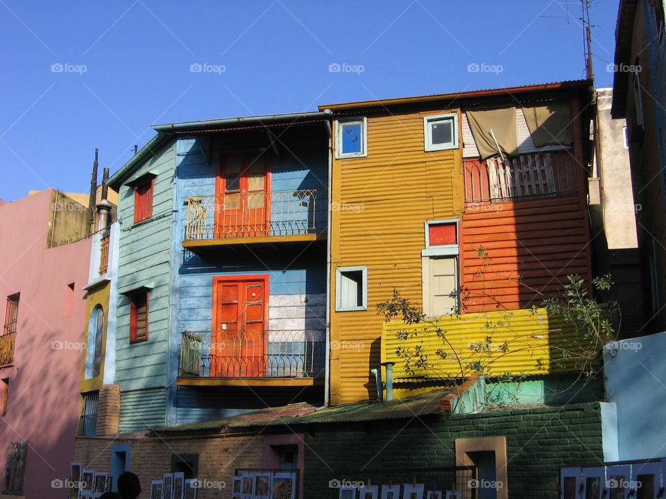 Palermo District. Vibrant Buildings