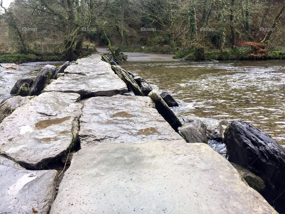 Tarr steps. Devon England 
