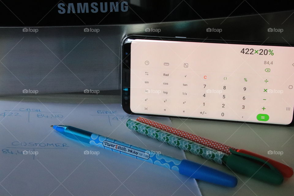 Calculations are easier with the calculator