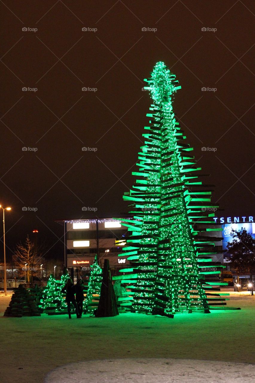 Unusual christmas tree