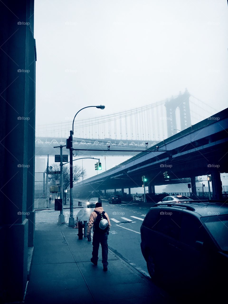 Manhattan Bridge Over FDR Drive