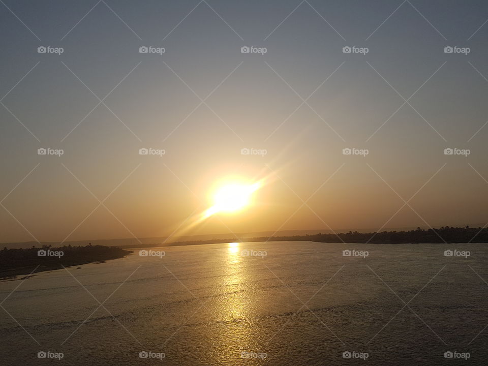 Sun light - Nile River - Landscape - Sky - Nature
