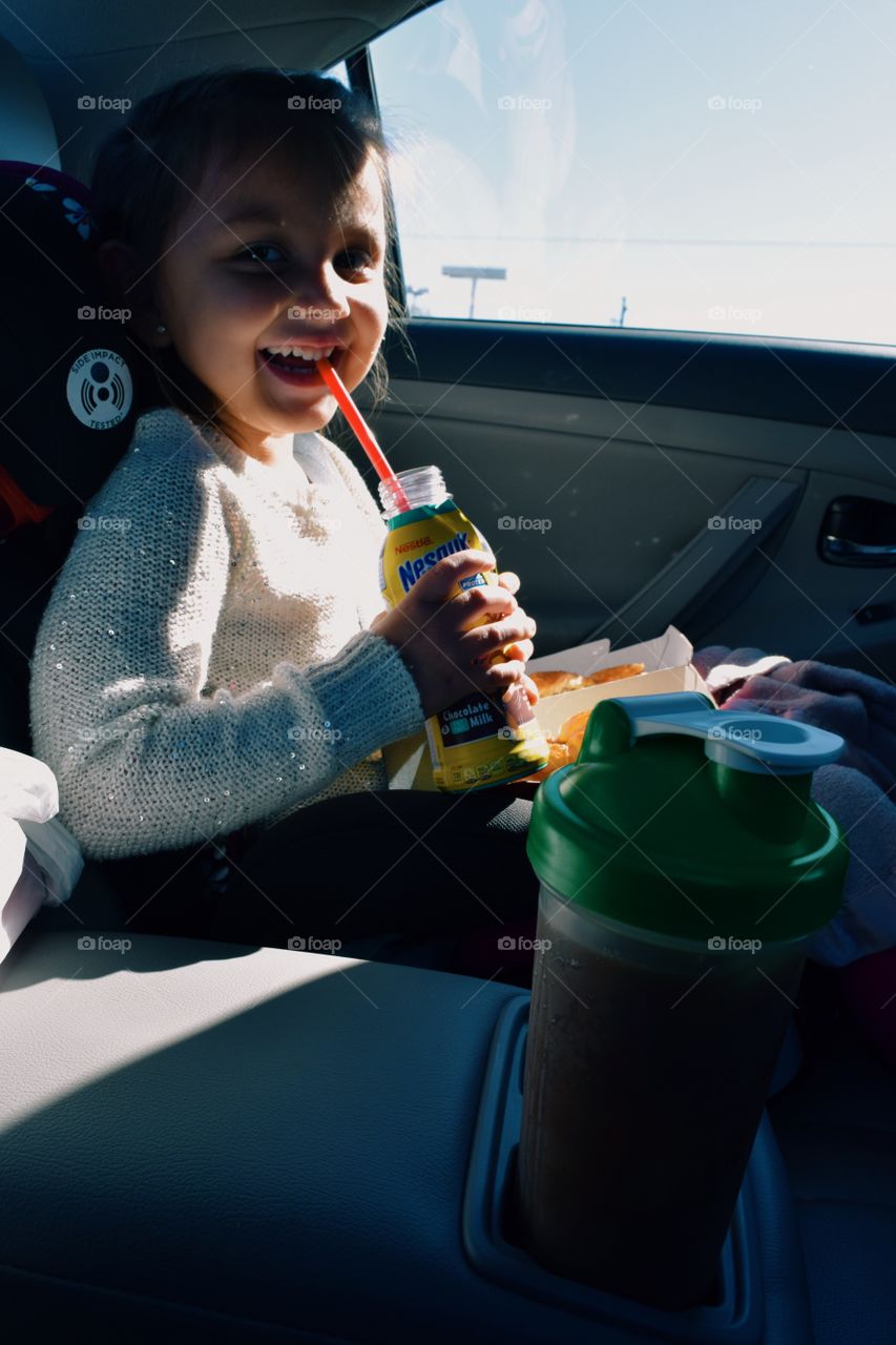 People, Child, Vehicle, Car, One