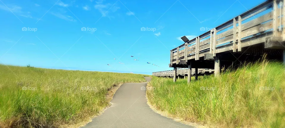 beach bike path