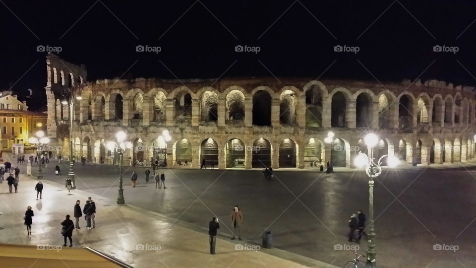 Arena di Verona. Arena by night